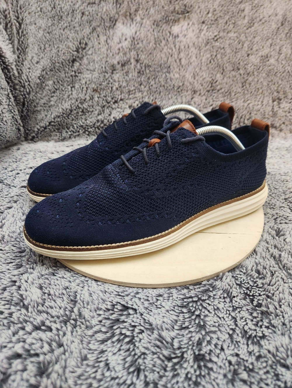 Cole Haan Men's Original Grand Knit Wingtip II Oxford Shoes size 10 - Picture 4 of 9